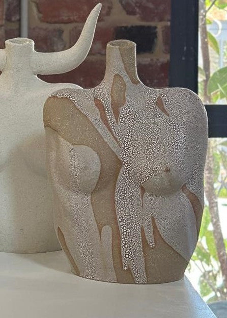 Ceramic Torso Vase from Zan Collection by TaraD (Model 04)
