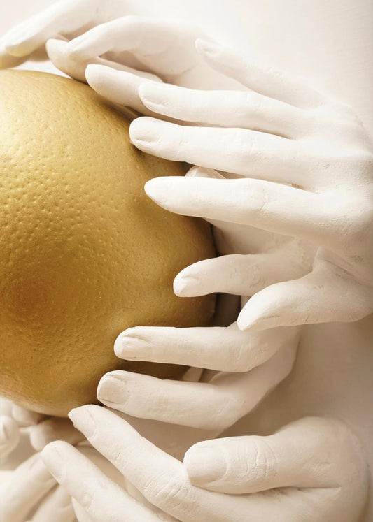 “In Our Hands" by Donya Shoja— from the Painful Rebirth exhibition