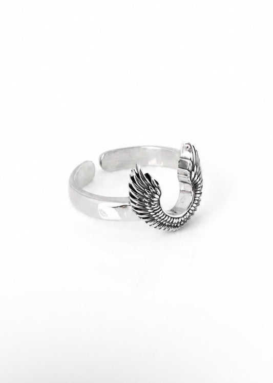 Handmade Silver Ananda Ring by Sun Nafissi