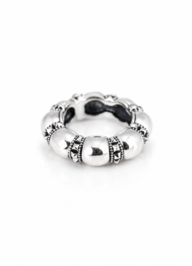 Handmade Silver Classic Punk ring by Sun Nafissi