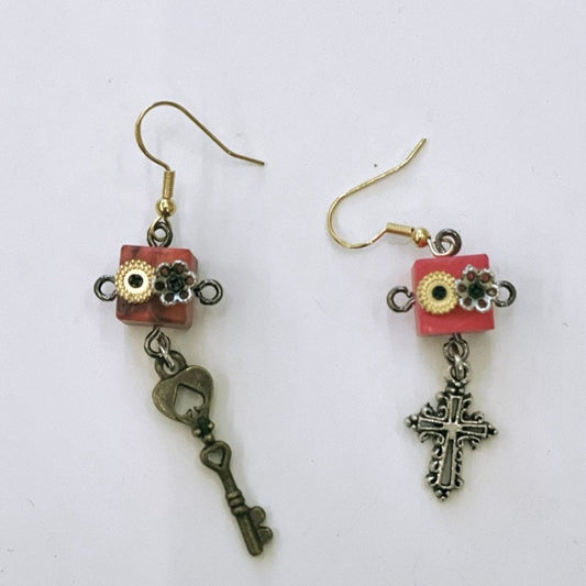 Woodbot Earrings by Foxy Collection