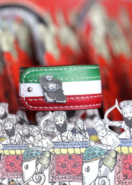 Handmade Silver "Iran" Brooch by Sun Nafissi