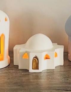 Sculptural Candle Holder Echoing Persian Architecture by  Sanaz Fehri