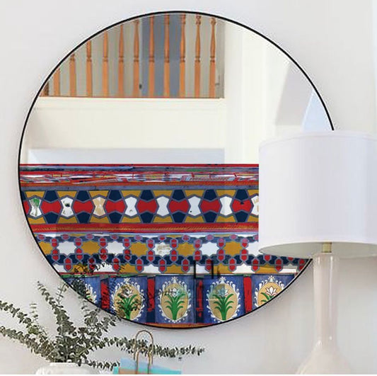 Chehel Sotoon Metal Framed Mirror by Rashed