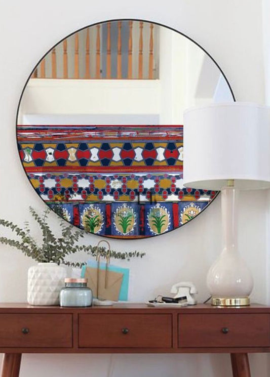 Chehel Sotoon Metal Framed Mirror by Rashed
