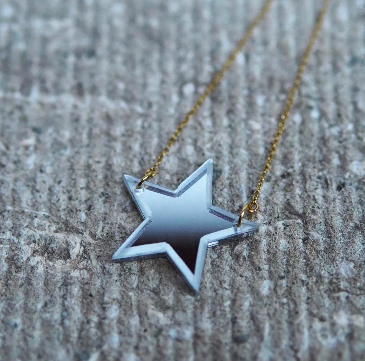 Handmade Star Necklace by Mina Tafazoli