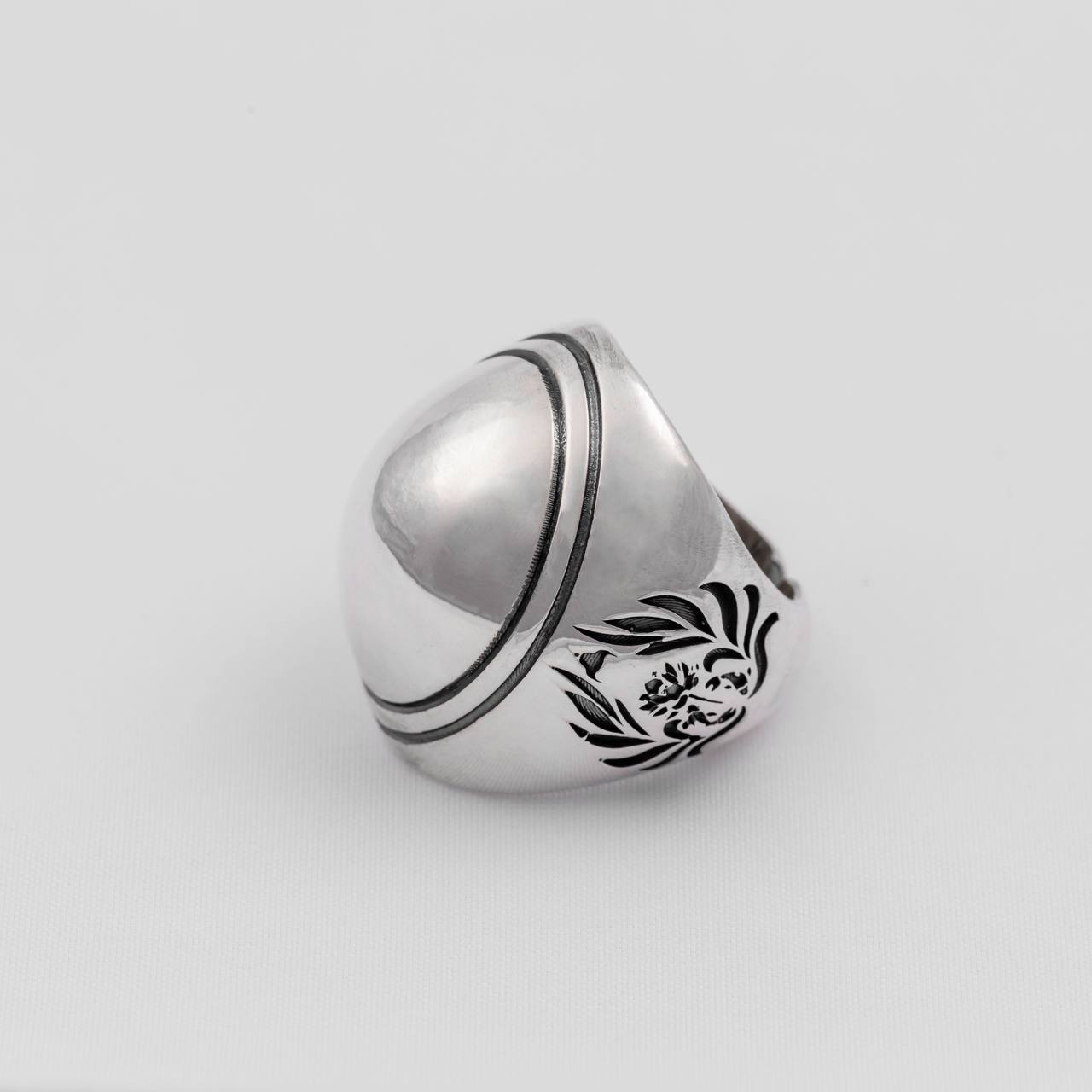 Handmade Silver "Rumi " Ring by Sun Nafissi