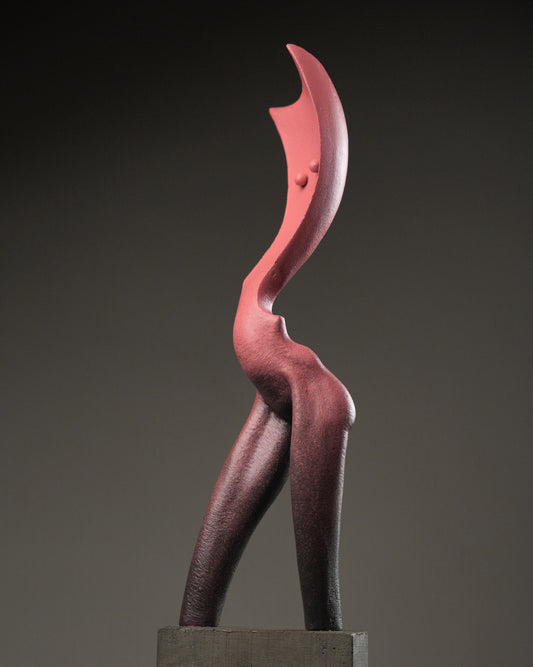 Half-Leg Standing Mademoiselle Sculpture by Soheyl Bastami - Edition 5