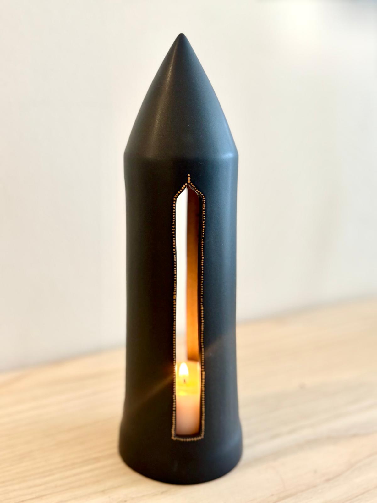 Sculptural Candle Holder Echoing Persian Architecture by  Sanaz Fehri