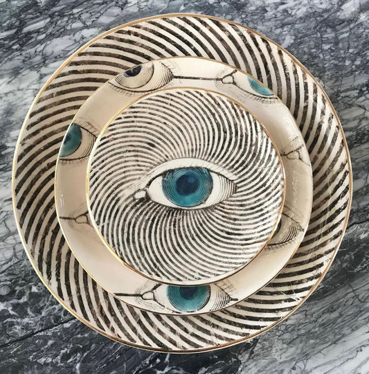 Handmade Ceramic Plate (EYE) By Rastin