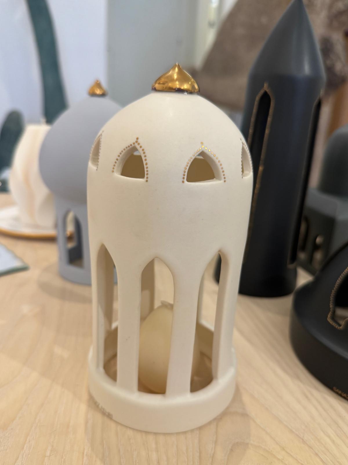 Sculptural Candle Holder Echoing Persian Architecture by  Sanaz Fehri