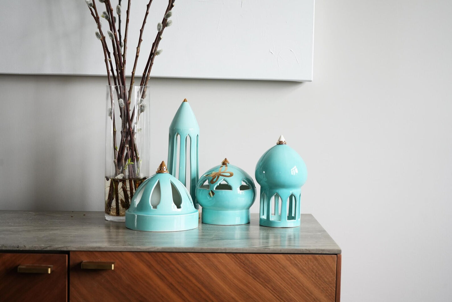 Sculptural Candle Holder Echoing Persian Architecture by  Sanaz Fehri