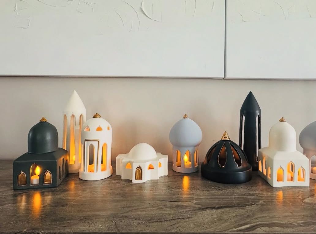 Sculptural Candle Holder Echoing Persian Architecture by  Sanaz Fehri