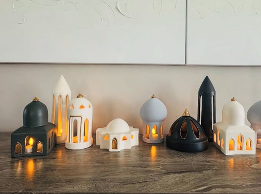 Sculptural Candle Holder Echoing Persian Architecture by  Sanaz Fehri
