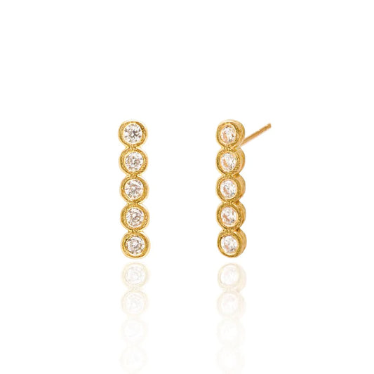 Beaded line studs by Tille