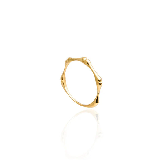"Bone " Ring 18K Gold by Tille
