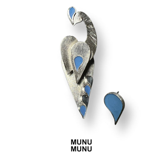 Handmade Silver Earrings by Munu Munu
