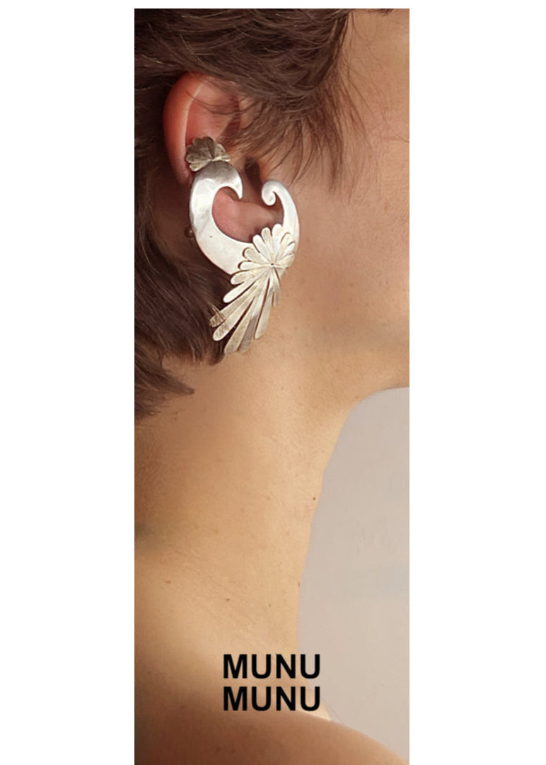 Handmade Silver Earrings by Munu Munu