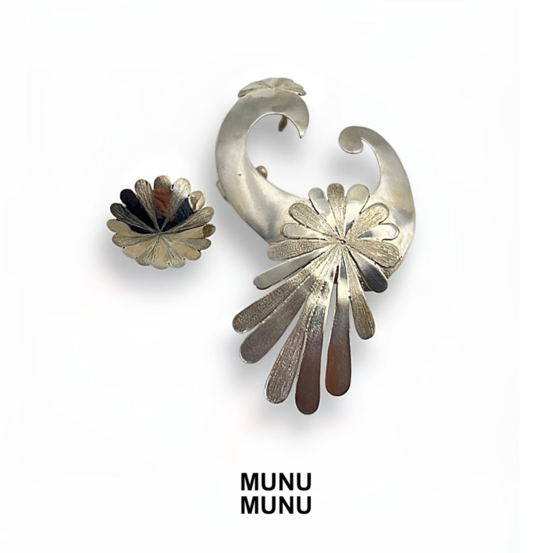 Handmade Silver Earrings by Munu Munu