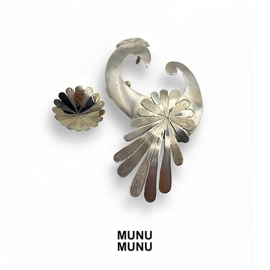 Handmade Silver Earrings by Munu Munu