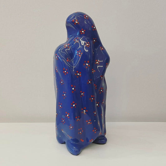 Blue veil lady Statue.