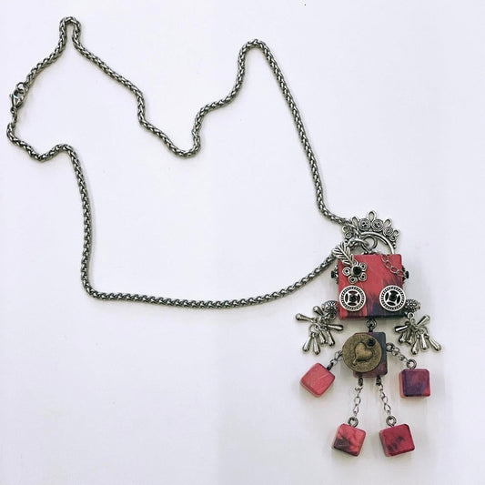 Woodbot Necklace by Foxy Collection