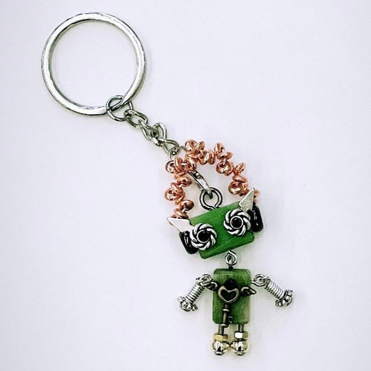 Woodbot Keychain by Foxy Collection