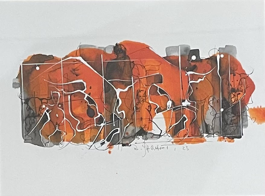 Painting by Babak Yaghooti