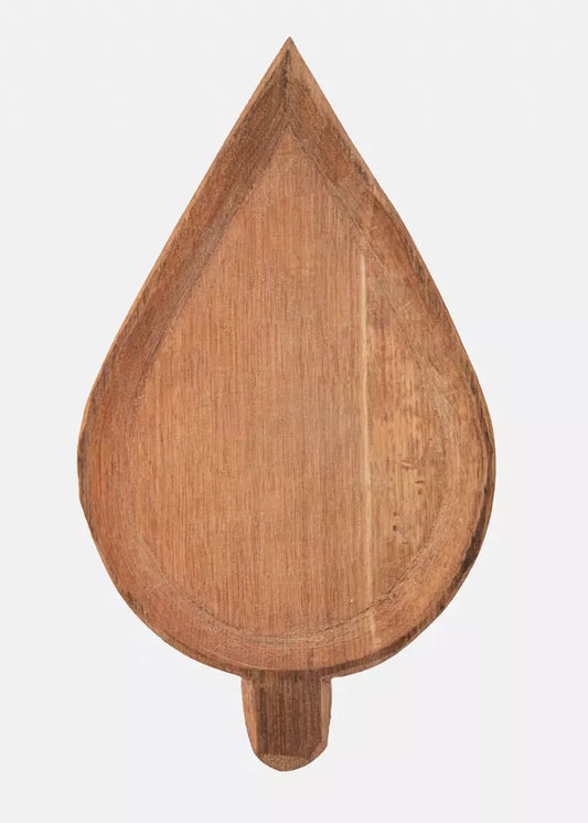 Small Wooden Cedar Tray with Simple Edge